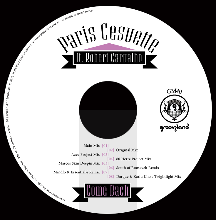 Paris Cesvette feat. Robert Carvalho : Come Back